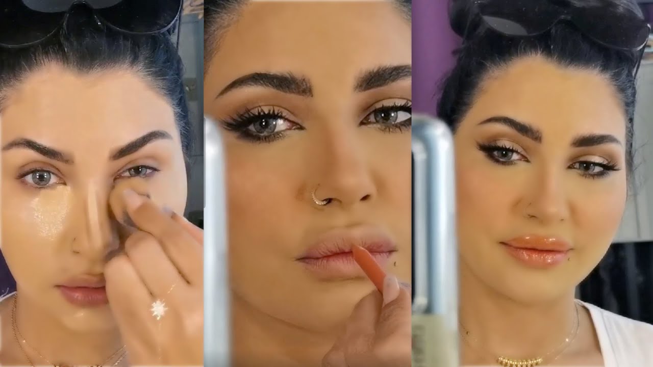 اجهزي معي 💄 مكباج سريع بالادوات المتوفرة عندي | سناب ميثاء عبدالجليل
