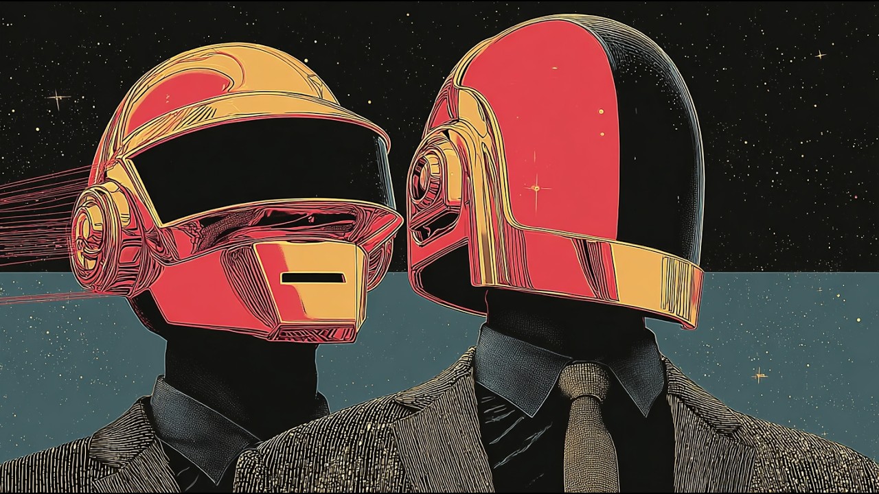 Daft Punk Space Agent 🤖🚀 | Trippy Synthwave & Funk Grooves for Space Voyagers