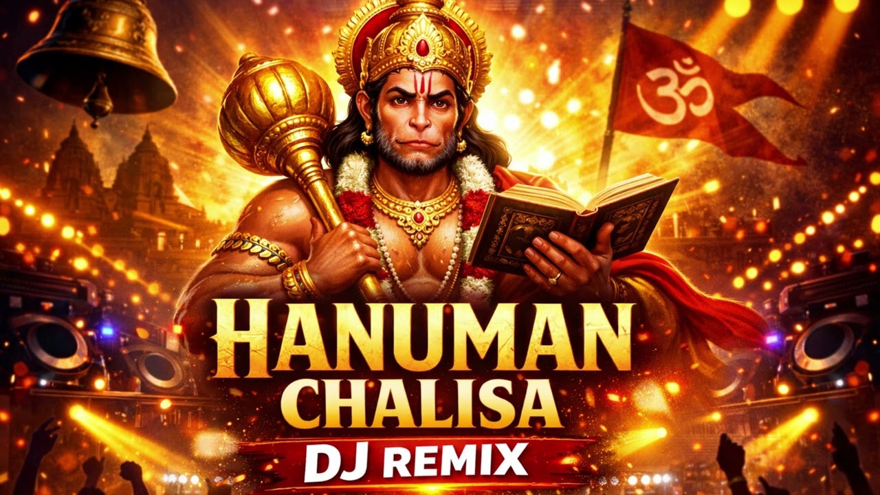 Original Hanuman Chalisa DJ Remix 🚩 | Same Dhun Same Lay | High Energy Bhajan