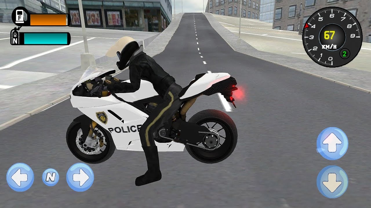 Police Motorbike Simulator 3D (by i6 Games) Android Gameplay [HD]