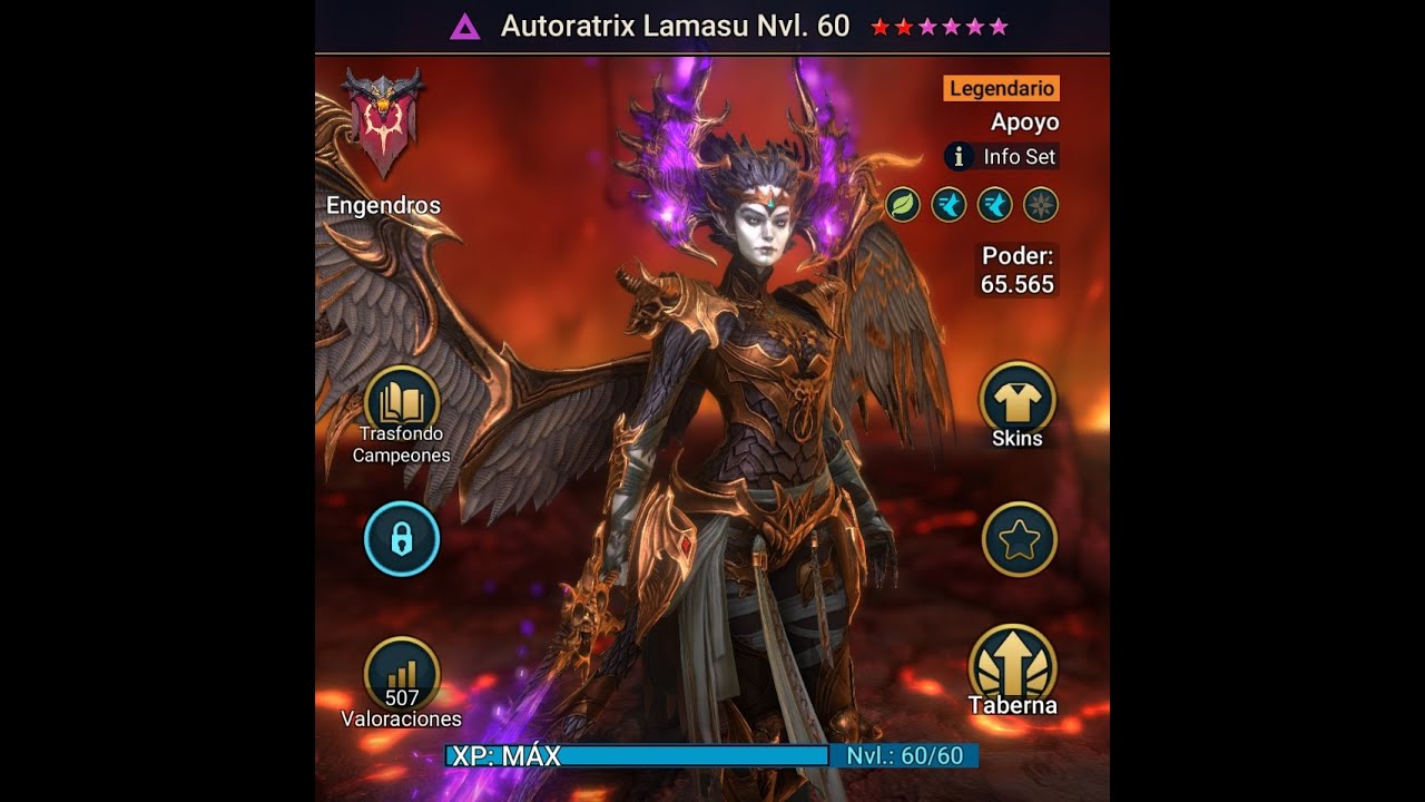 Guía Autoratrix Lamasu - Raid Shadow Legends