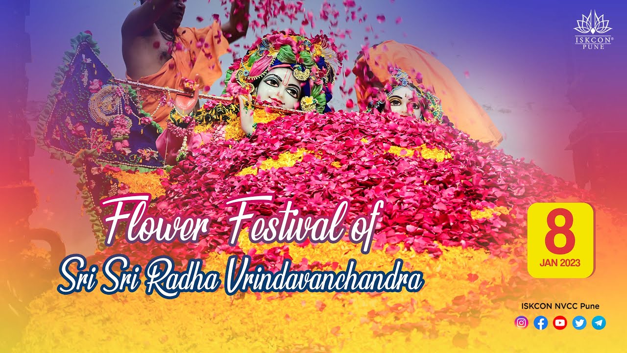 Flower Festival of Sri Sri Radha Vrindavanchandra | 8th Jan 2023 