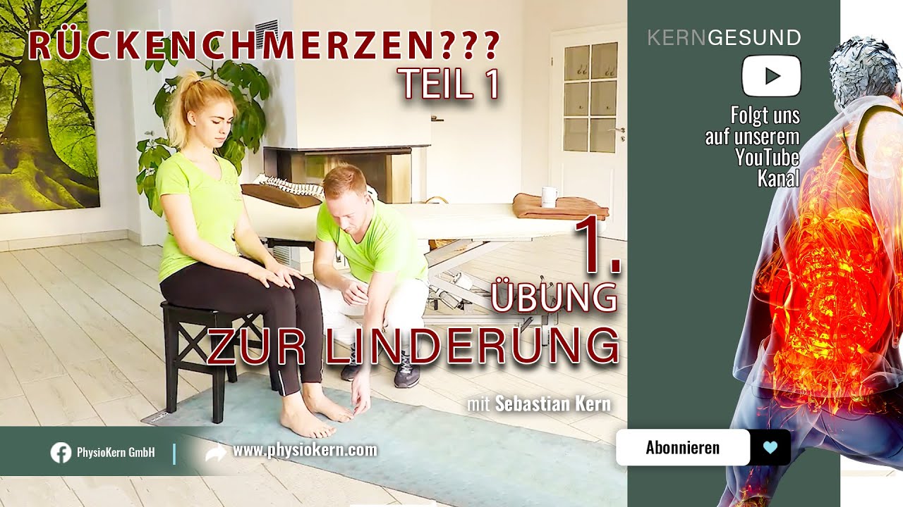 Rückenschmerzen Teil1 - Übungen zur Linderung
