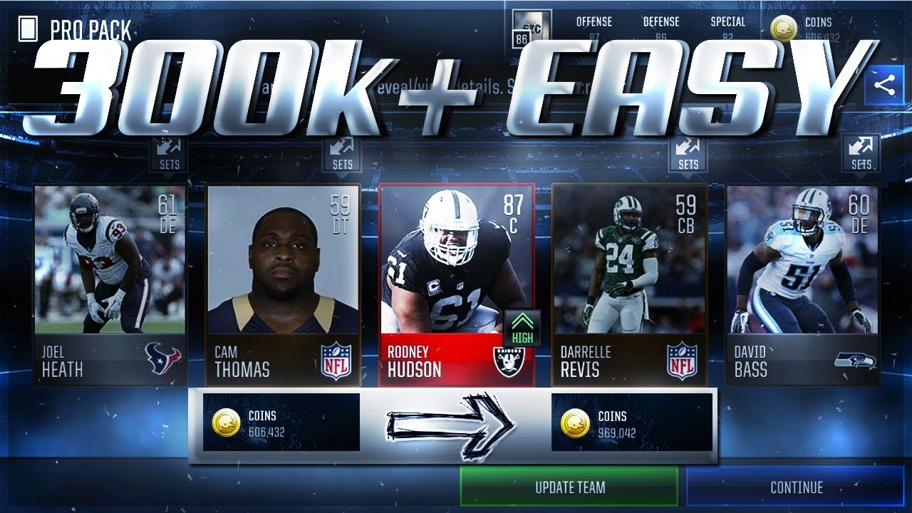HOW TO MAKE 300K WITHOUT SNIPING| MADDEN MOBILE 18 COIN MAKING GUIDE