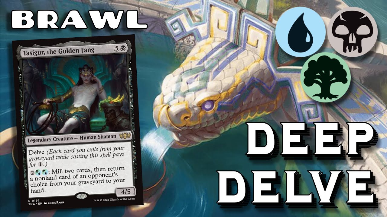 I only pay 💀 for my Commander - Tasigur, the Golden Fang - Brawl MTG Arena Gameplay