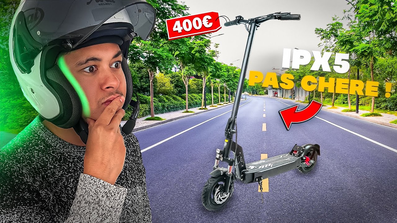 GTXR DT08 - UNE TROTTINETTE ÉLECTRIQUE PAS CHÈRE ET RÉSISTANTE À L’EAU ??!