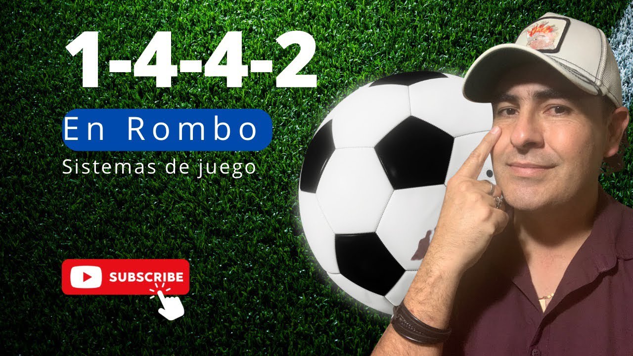 🔷 Sistema 4-4-2 en ROMBO