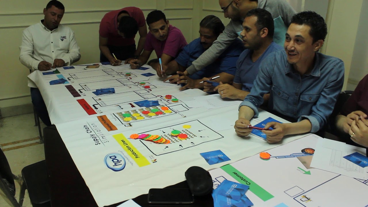 supply chain simulation game (practical case)