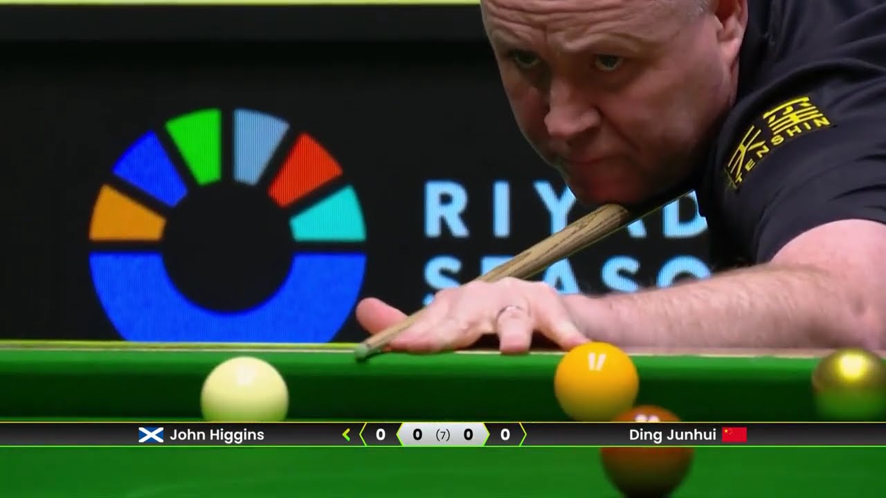 Ding Junhui VS John Higgins Riyadh Season Snooker Championship 2025