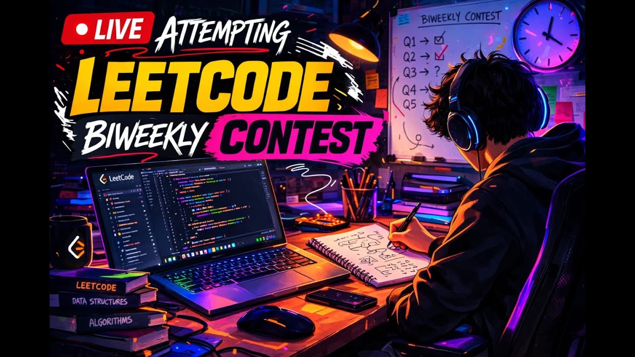 🔴LEETCODE BIWEEKLY CONTEST 178 🔴 LIVE