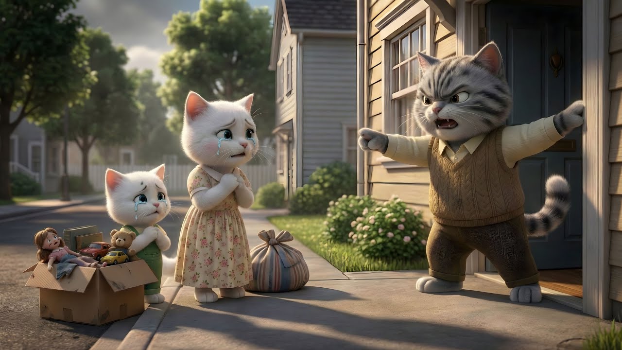 No Home for Snowy: The Sad Day Heartless Uncle Betrayed Us 🏠❌😭 | Sad Cat Story