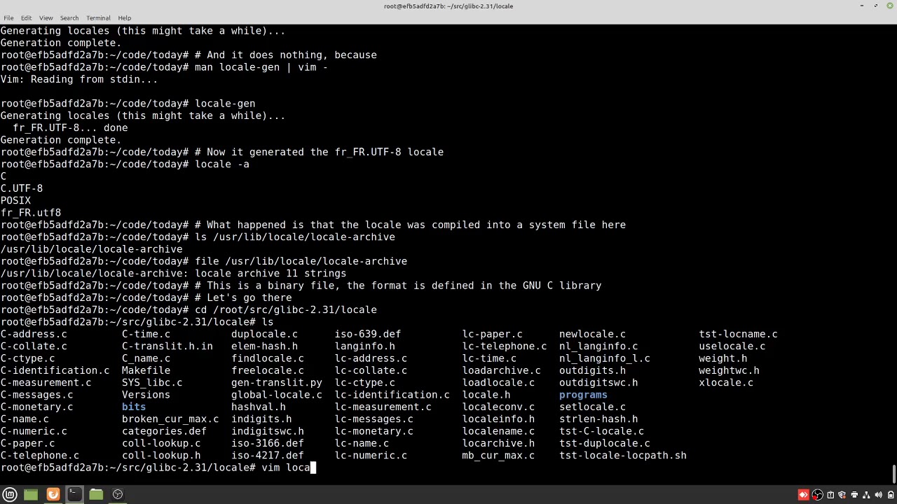 A look at selocale and locales in general