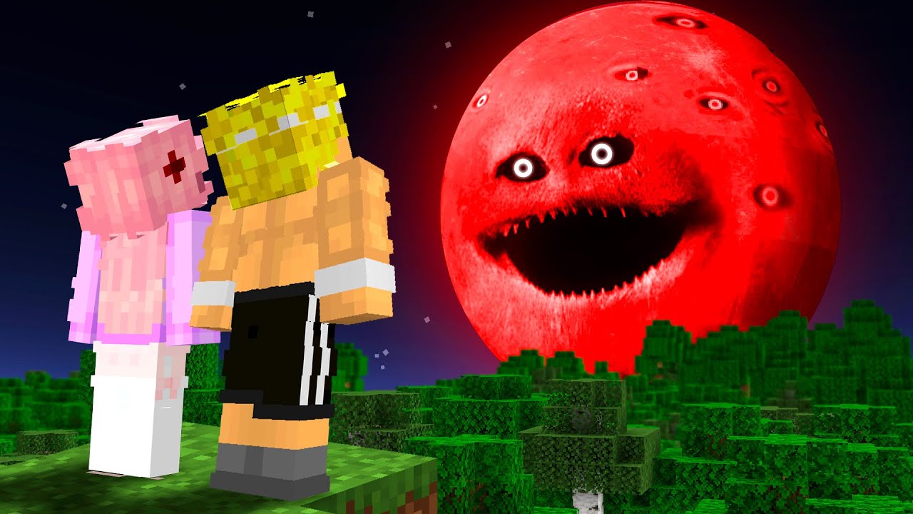 Sobreviví a la LUNA de SANGRE Devoramundos en Minecraft