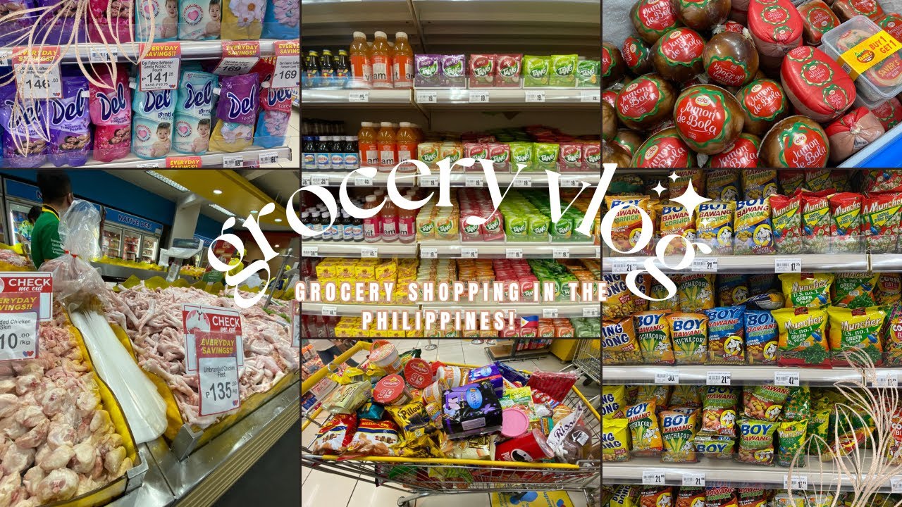 Grocery vlog | asmr grocery shopping in the PH! | monthly essentials ❤️ | mjvlogs