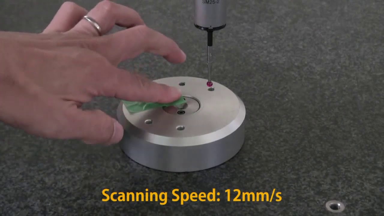 Mitutoyo CMM Active Scanning Probing Example