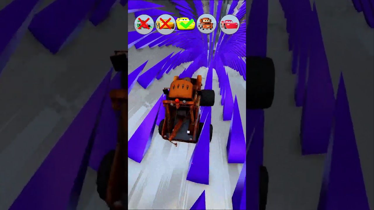 Lightning Mcqueen & Pixar Cars vs Tunell With Spikes #beamng #automobile #beamngnoob