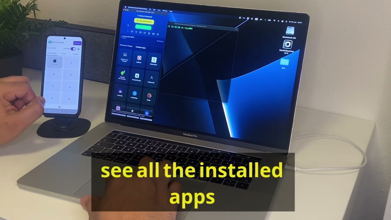 Trigger Mac Apps from Android | Mac Remote Controller