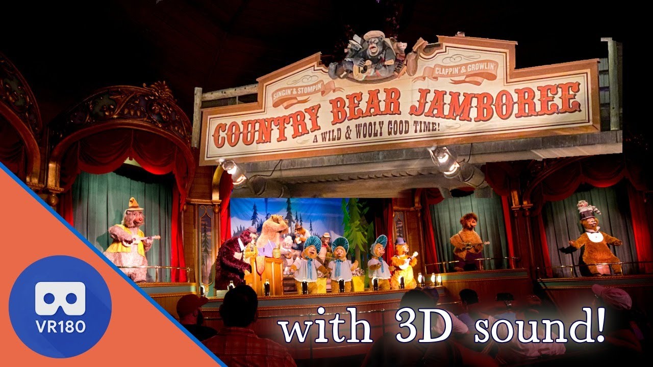 Country Bear Musical Jamboree – VR180 3D (Full Show)