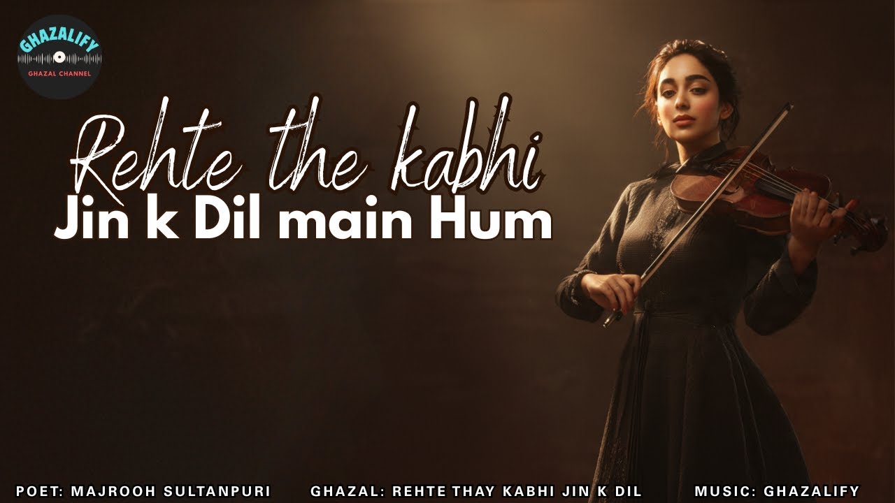 Rehte The Kabhi Jin K Dil Main Hum | New Ghazal | Majrooh Sultanpuri | Heartfelt | 2025 | 