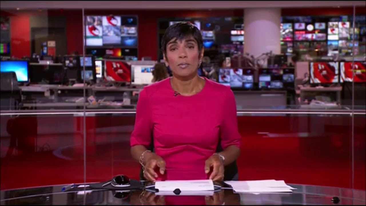 BBC News at Six intro and close 14.8.18