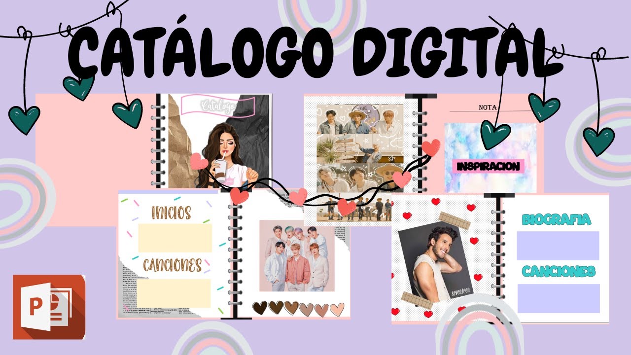 CATALOGO DIGITAL EN POWER POINT🧡EFECTO DE PASAR LA PÁGINA