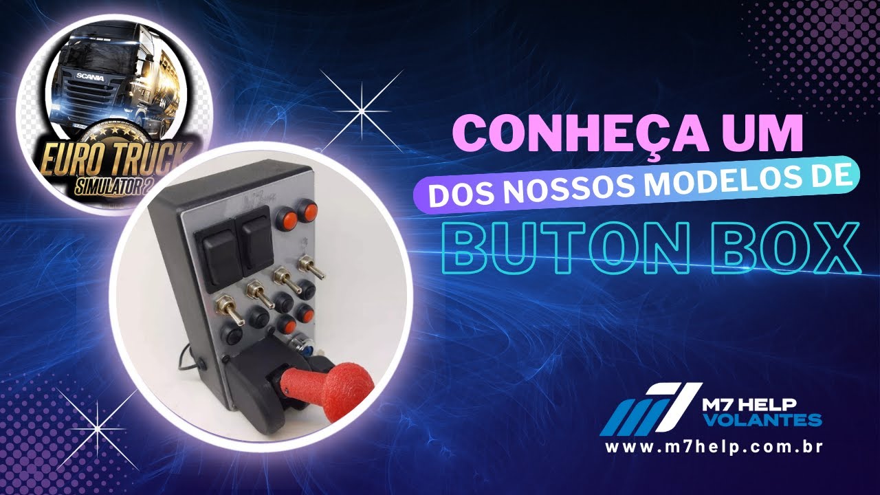 Button Box a&ccedil;o escovado BB M7-60