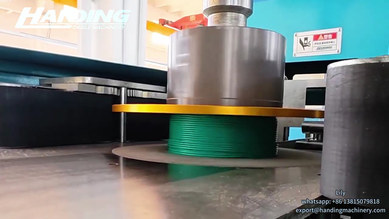 HANDING Coiling and Wrapping All-in-One Machine | Automatic Wire & Cable Coil Packaging Solution