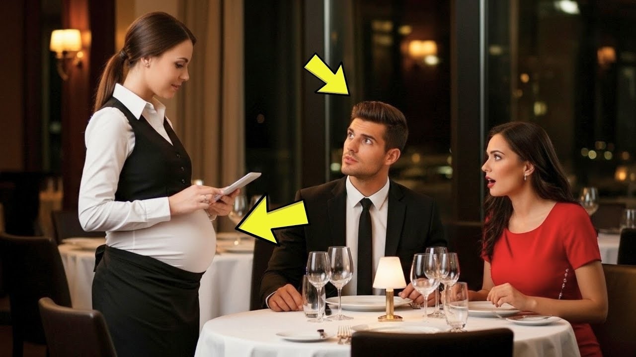 Szef CEO Zaprosił Swoją Narzeczoną Na Kolację — Zamarł, Gdy Jego Ciężarna Eks Żona Była Kelnerką