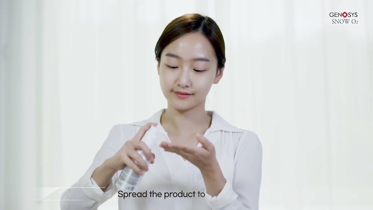 How to Use GENOSYS SNOW O2 Cleanser