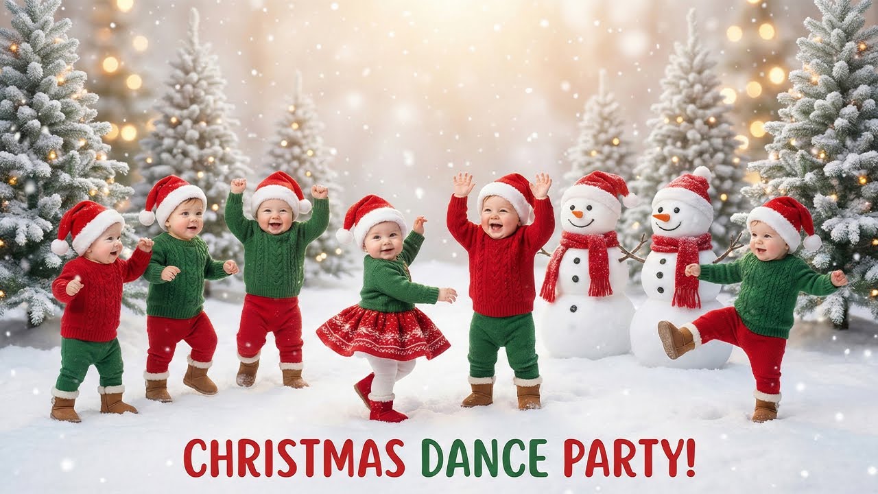 Baby Dance Christmas Song 2026 | Jingle Bells & Holiday Cheer | Smile Songs