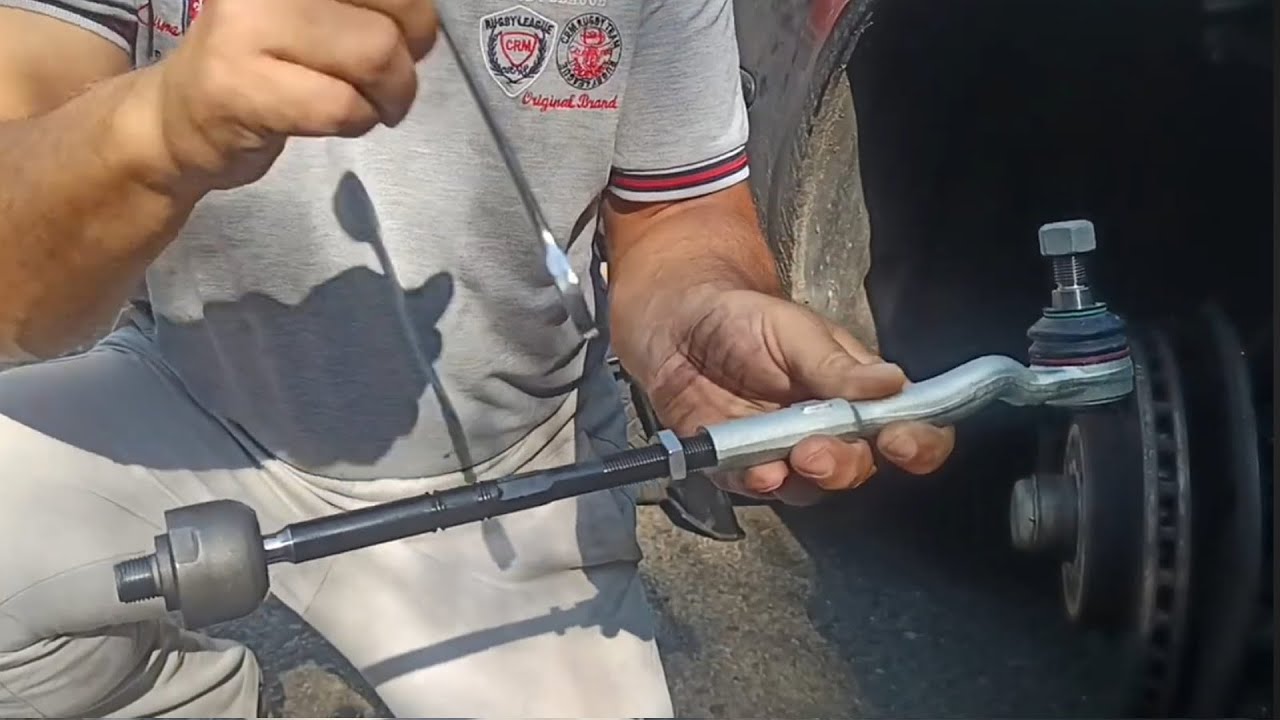 🚗 Замена рулевой тяги и наконечника рулевой рейки на Mercedes своими руками! Пошаговая инструкция 🔧