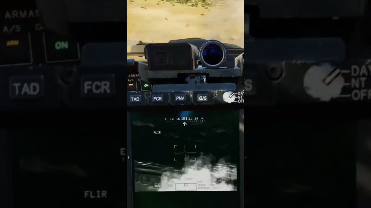 DCS Apache Engaging Terrorist Ambush 