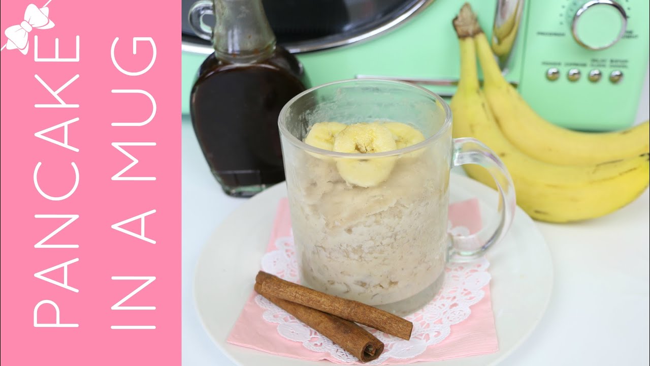 How To Make a Microwave Pancake in a Mug (Chocolate Chip, Blueberry & Banana) // Lindsay Ann Bakes