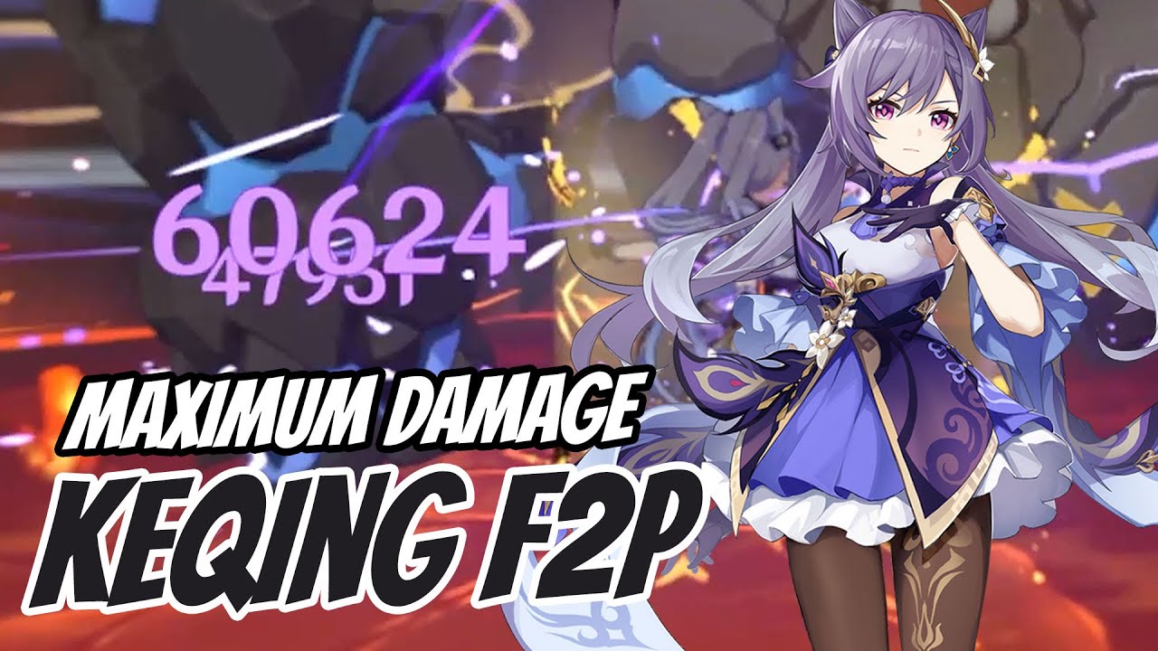 This is the maximum damage F2P Keqing can do | Genshin Impact