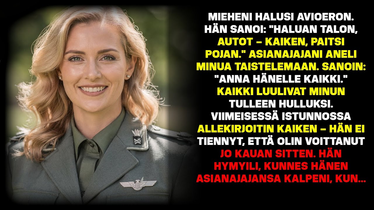 Ero: Hän otti kaiken – kunnes hänen asianajajansa kalpeni tietäen, mitä oli saanut.