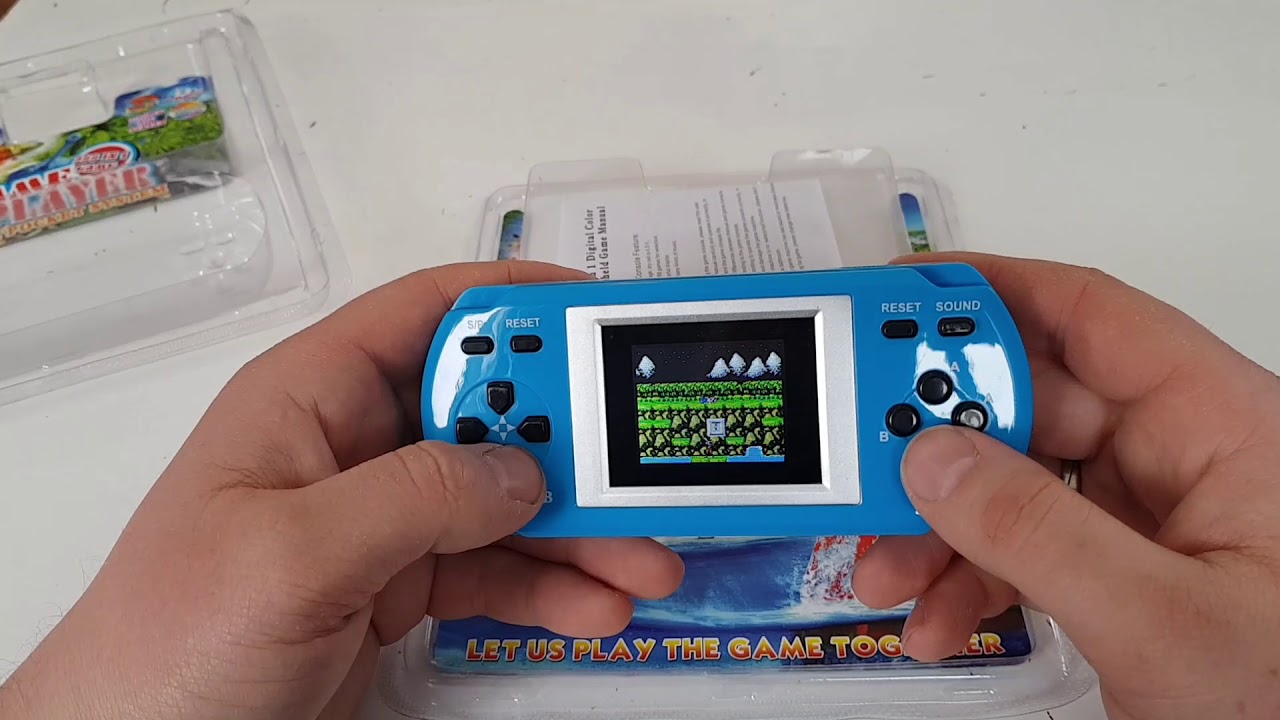 PXP SY-888B Test ( $10 Ebay ) 288 in 1 game player with classic psp design