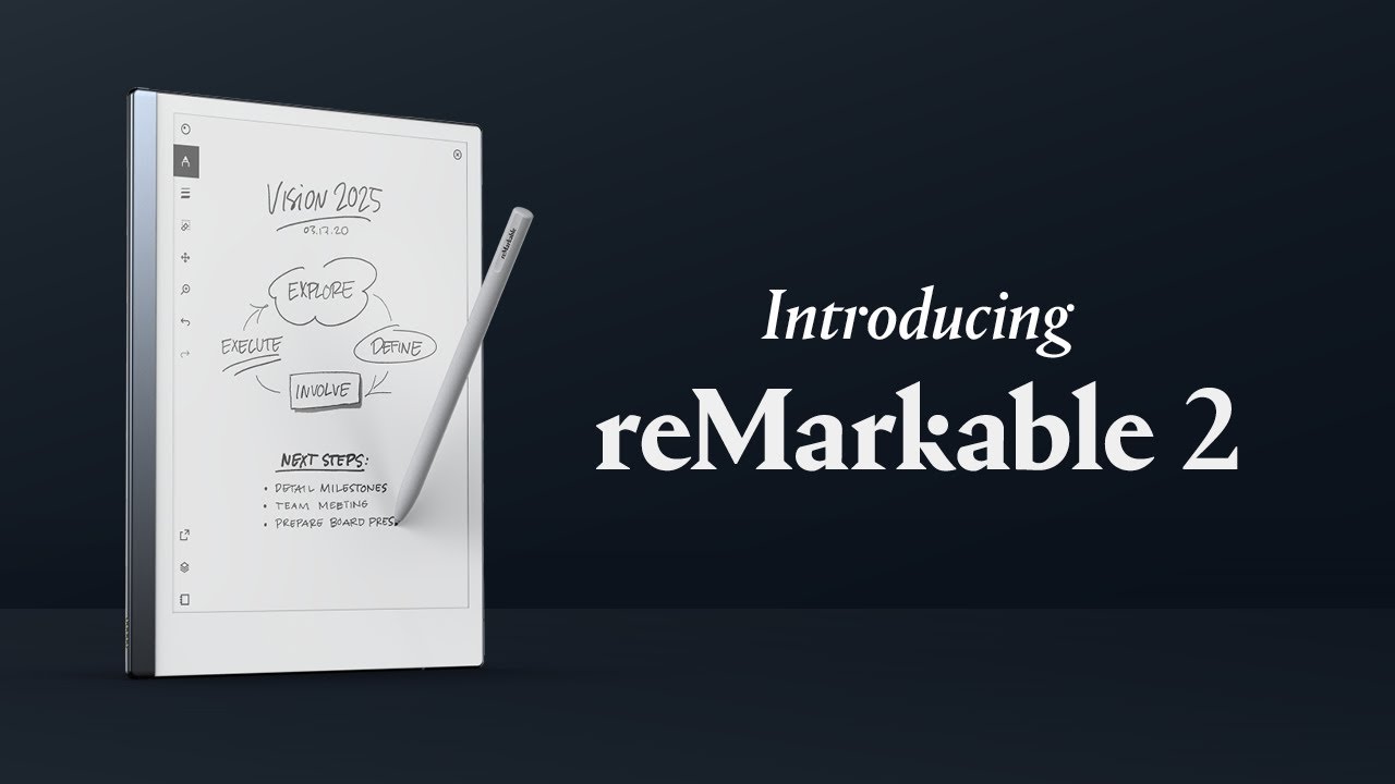 Introducing reMarkable 2 &mdash; the paper tablet (2020)