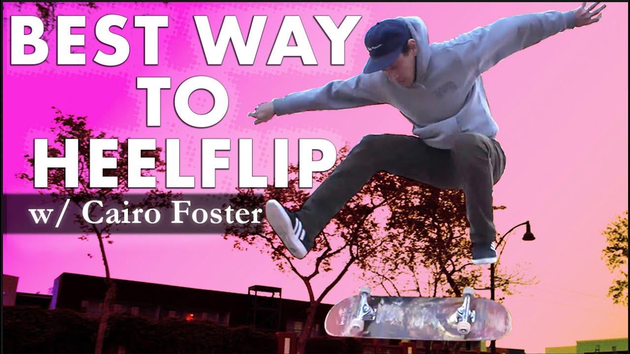 How To Heelflip Like A PRO w/ Cairo Foster! | Santa Cruz Skateboards