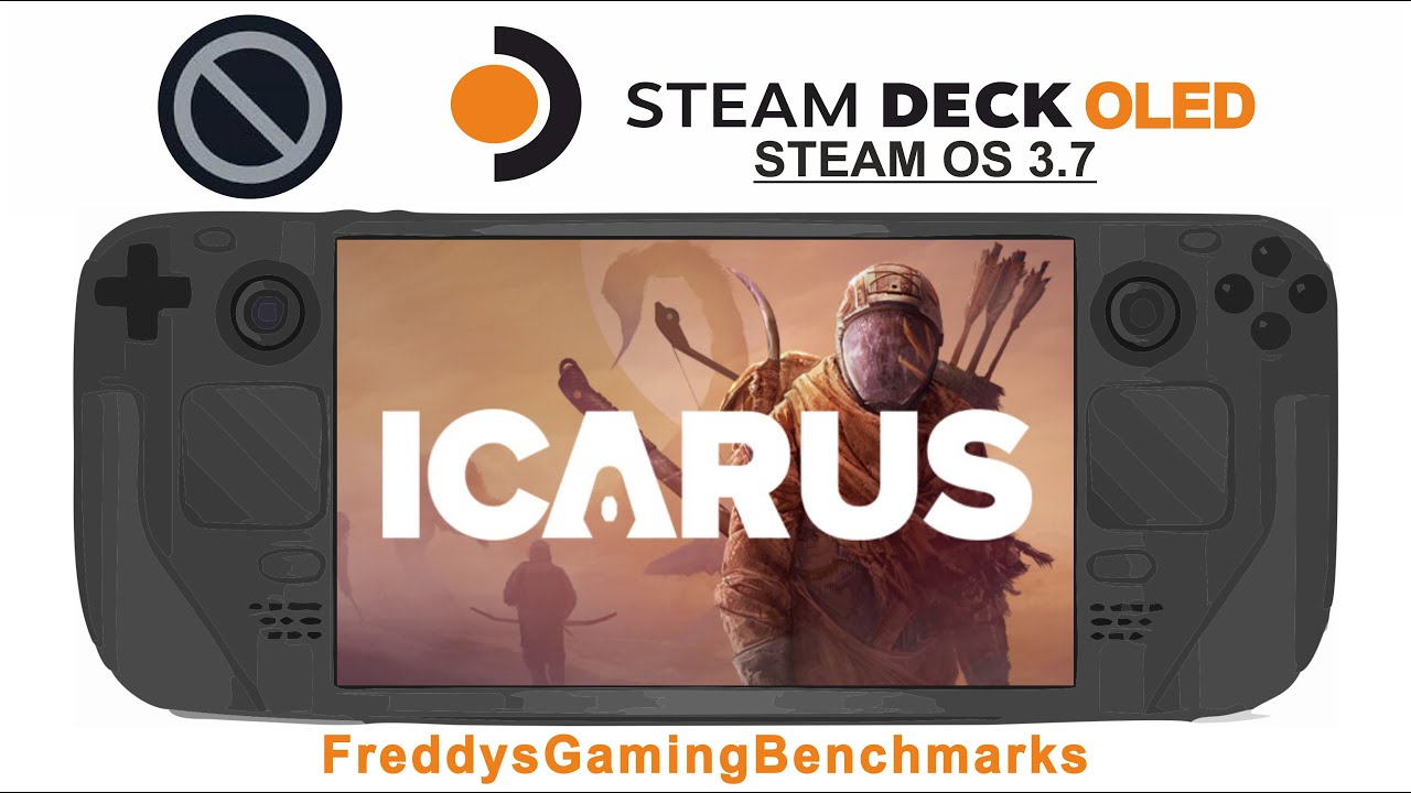 Icarus on Steam Deck OLED with Steam OS 3.7