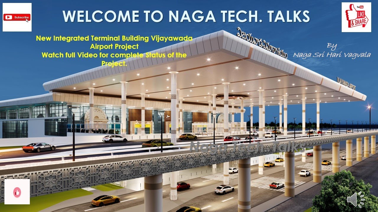 Vijayawada Air Port Project - Latest Status of New Integrated Terminal Building #airportnews
