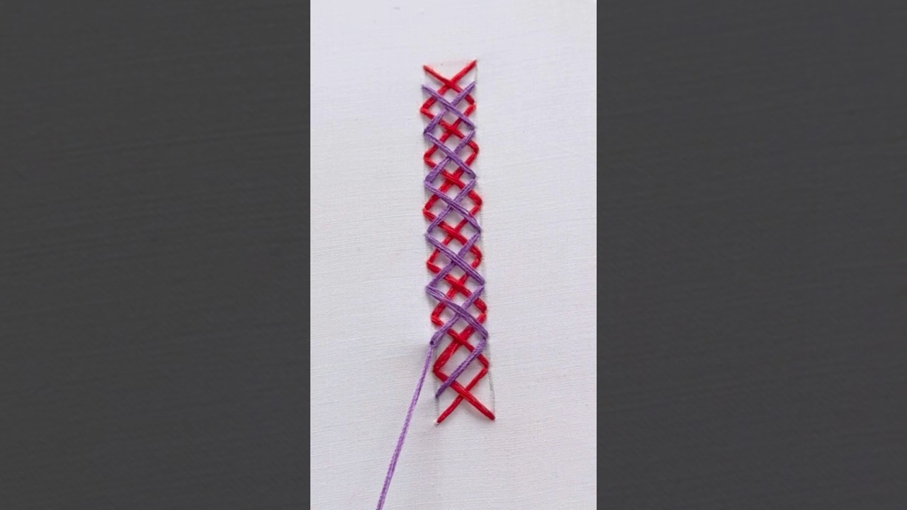 Double Cross Stitch Tutorial | Hand Embroidery for Beginners #54