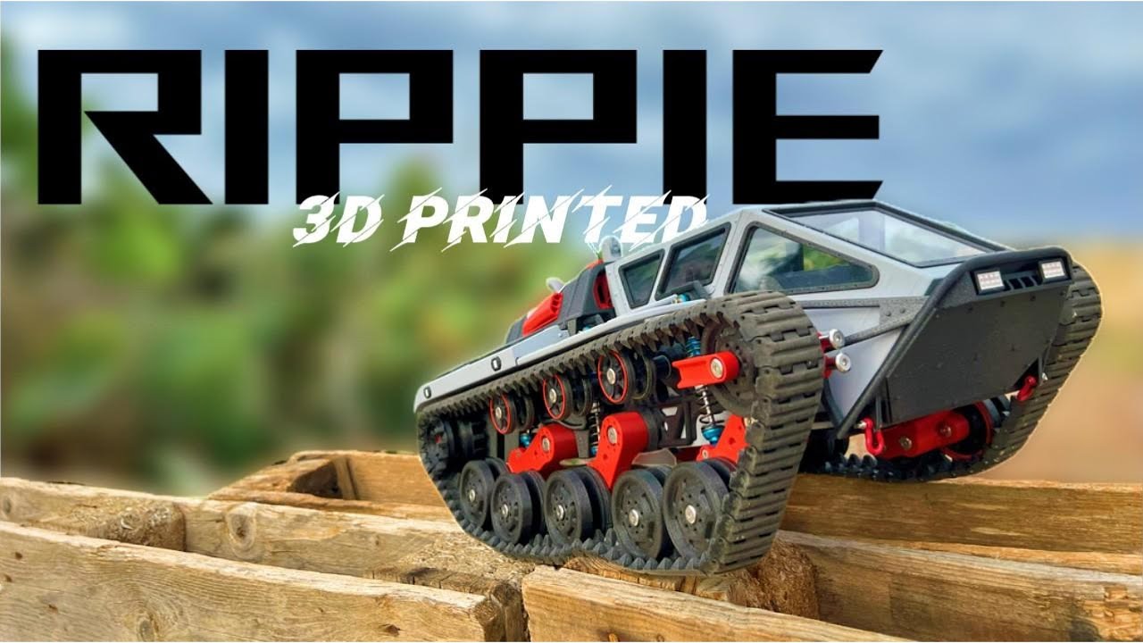 The Rippie Project | 3D Printed RC Tracked Vehicle!