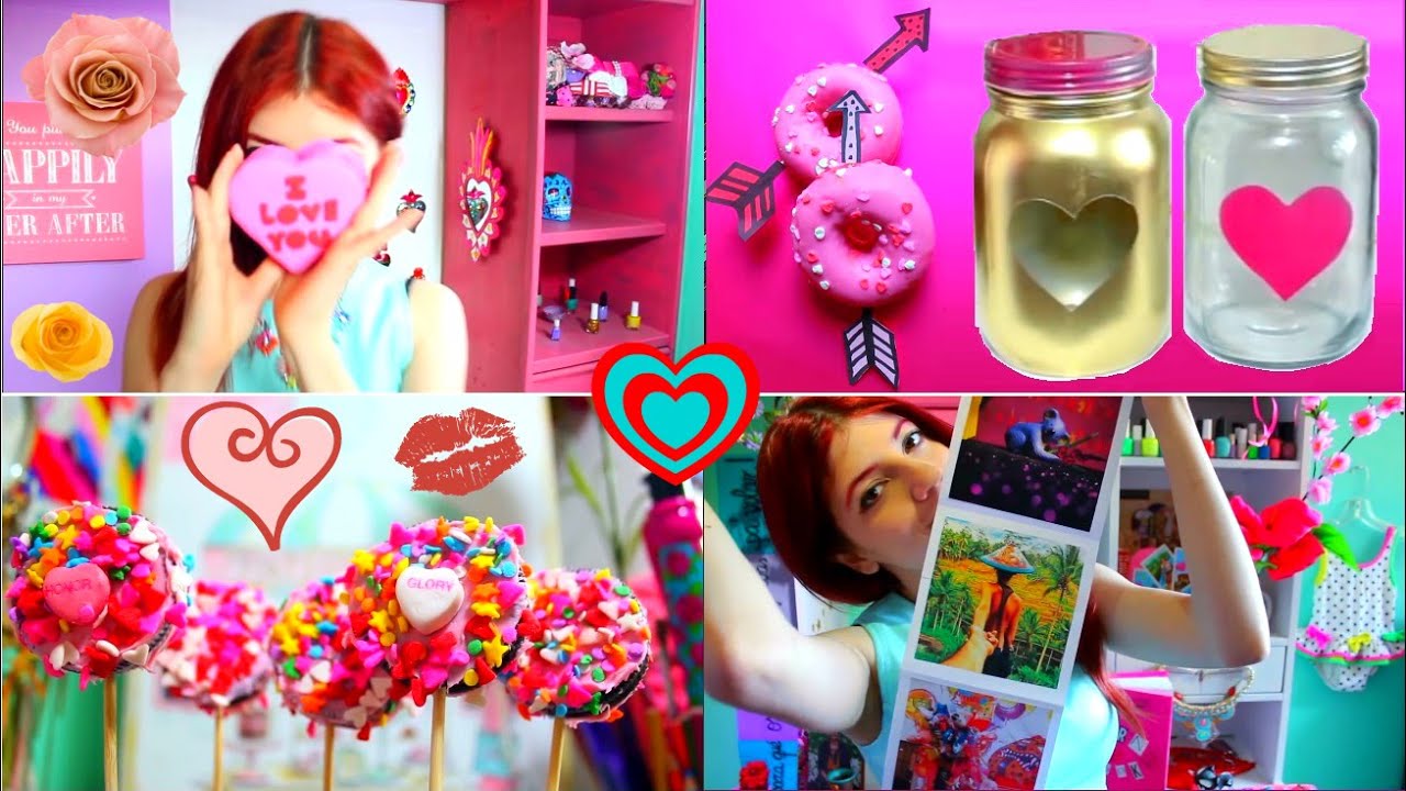 IDEAS PARA SAN VALENTIN MANUALIDADES / REGALOS PARA MI NOVIO Y AMIGAS 2017 Y 2016 FÁCIL, AMELIE MEWS