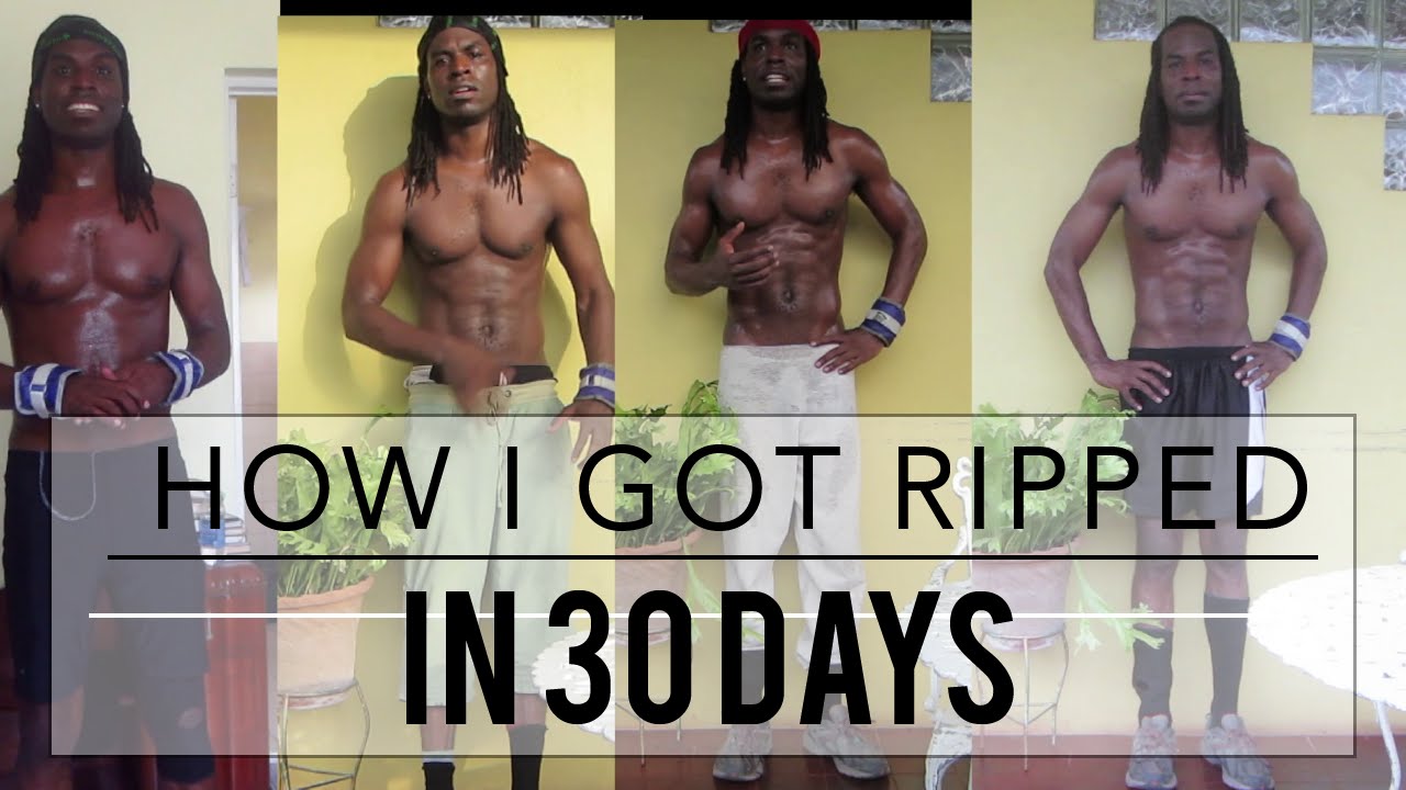 HOW TO GET RIPPED IN 4 WEEKS!