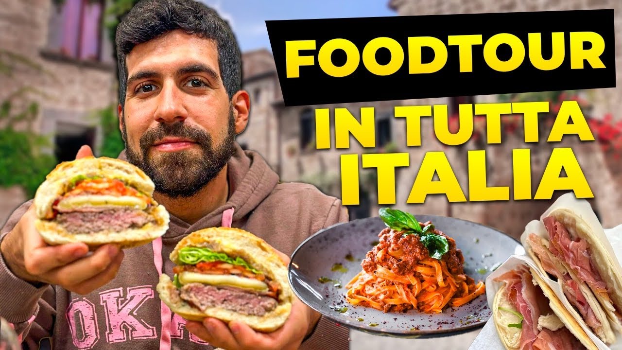 MANGIO IN TUTTA ITALIA - ITALYFOODTOUR tutta Italia Ep1