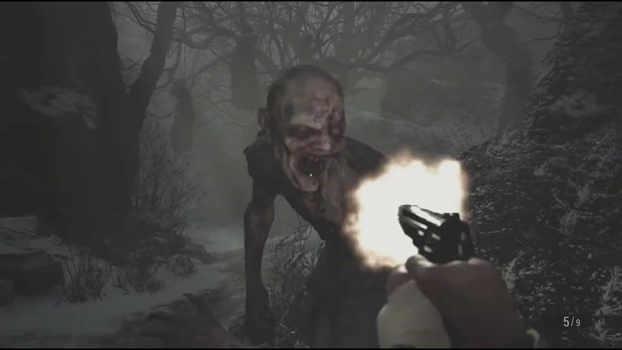 The gaint crystal axe from resident evil village is outsane