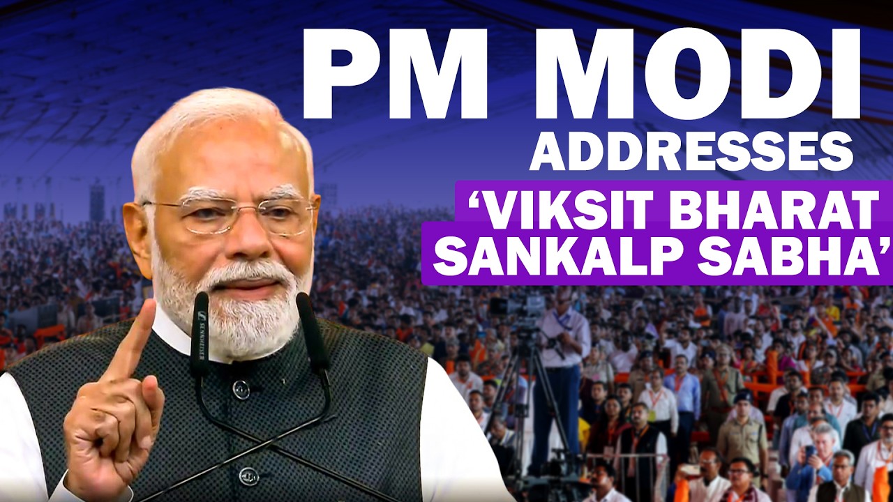 LIVE: PM Modi Addresses &lsquo;Viksit Bharat Sankalp Sabha&rsquo; on 25 Years of Public Service