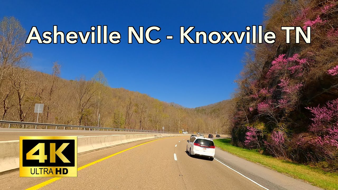 Asheville NC to Knoxville TN | Stunning 4K Drive Through the Smokies