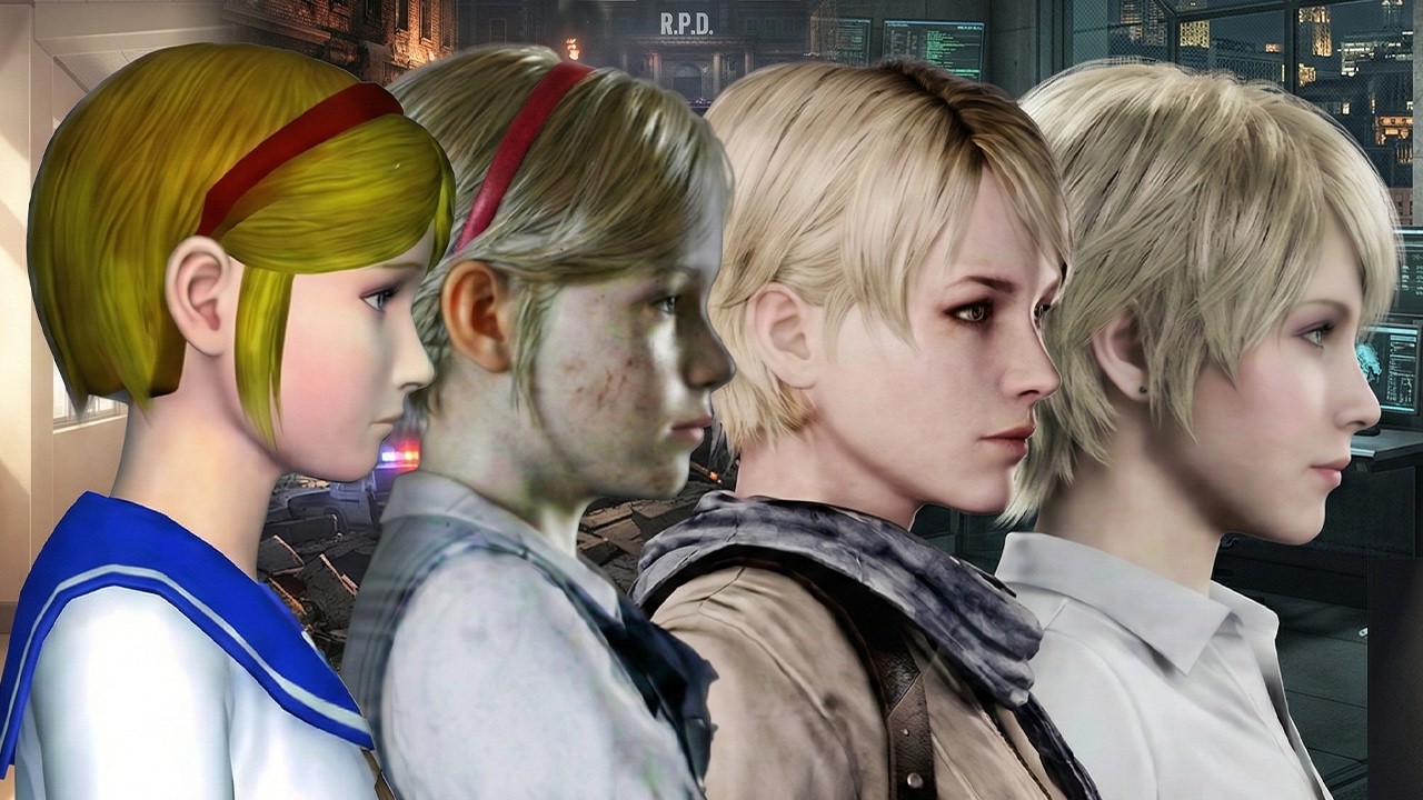 Evolution of SHERRY BIRKIN from RESIDENT EVIL 1998-2026