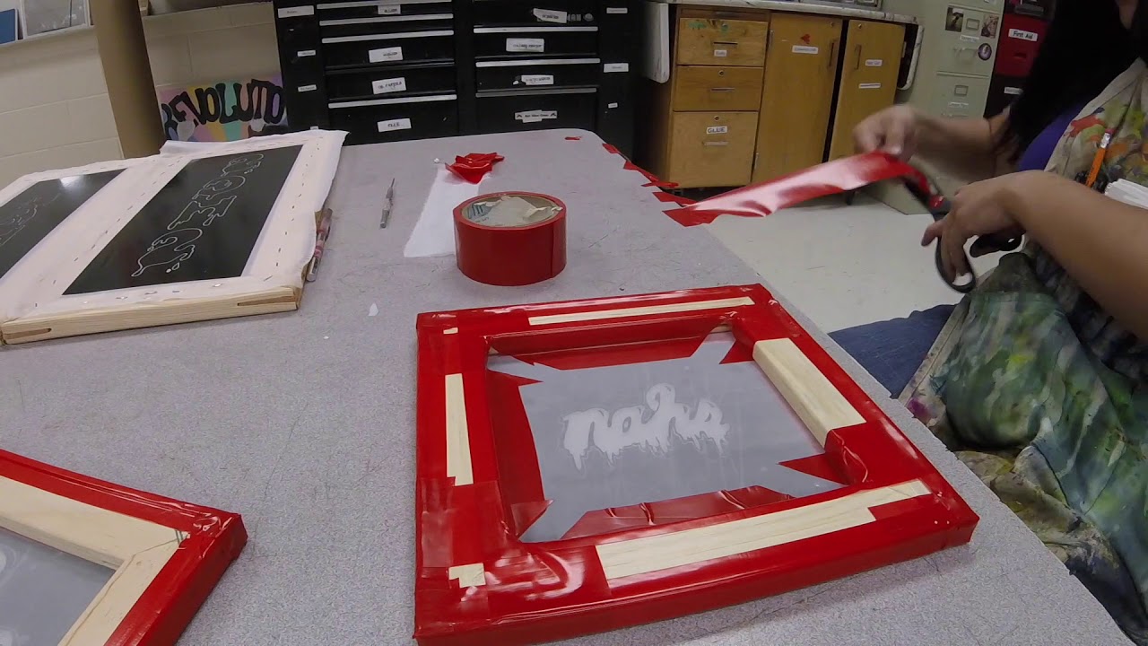 Vinyl screen printing